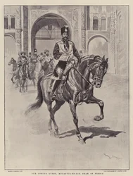 Nuestro invitado venidero, Muzaffir-ed-Din, Shah de Persia